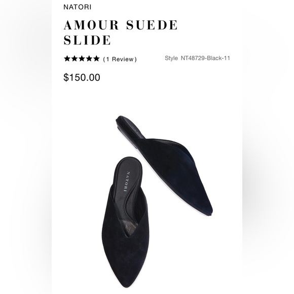 Natori Shoes - Natori suede slide